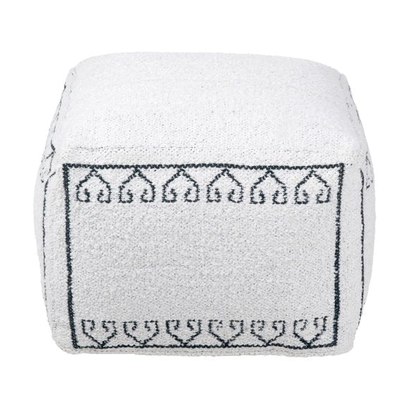 Pacific Lifestyle Greek Key Outdoor Pouffe
