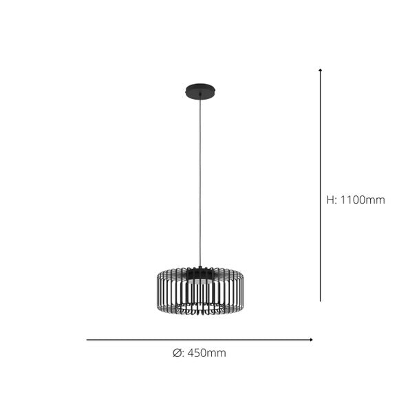EGLO Ginestrone-Z Smart Colour Changing Adjustable LED Pendant Light