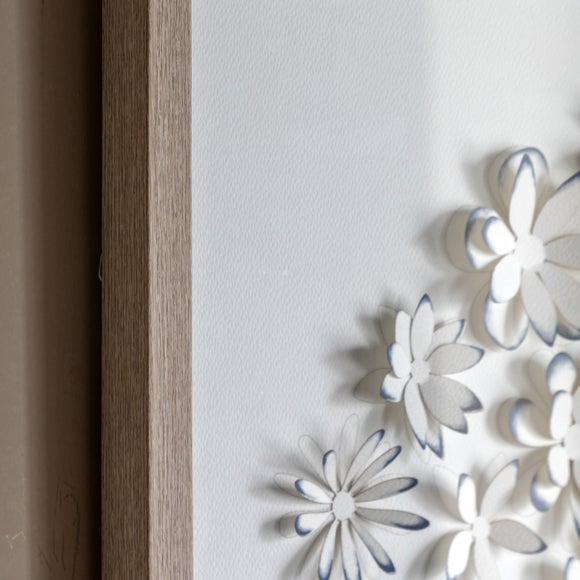 Cedar and Sage Floral Detail Framed Wall Art