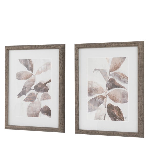 Cedar and Sage Set of 2 Natural Rhythm Framed Prints