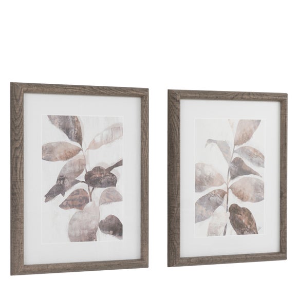 Cedar and Sage Set of 2 Natural Rhythm Framed Prints