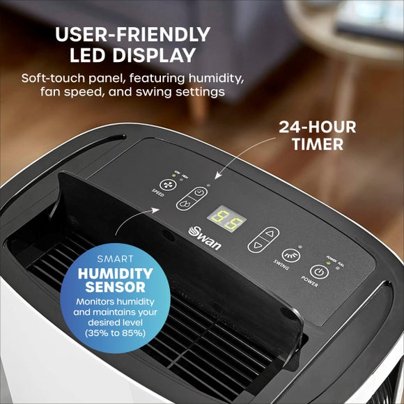 Swan 20L Low Energy Dehumidifier