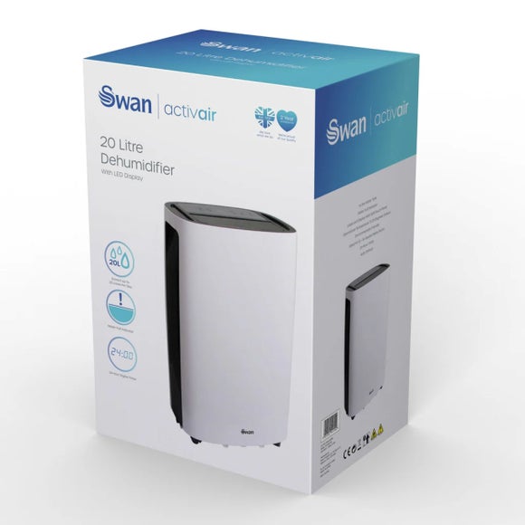 Swan 20L Low Energy Dehumidifier