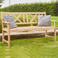 Return - Cambridge 3 Seater Acacia Wood Bench