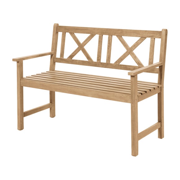 Return - Cambridge 3 Seater Acacia Wood Bench