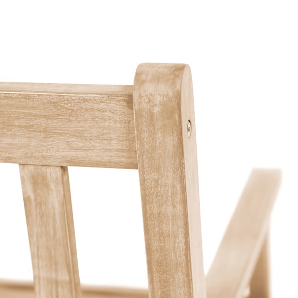 Return - Cambridge 3 Seater Acacia Wood Bench